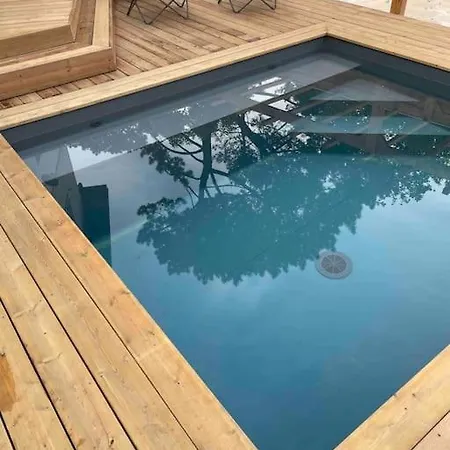 Charmante Maison Aux Abatilles-piscine-8 Pers Arcachon